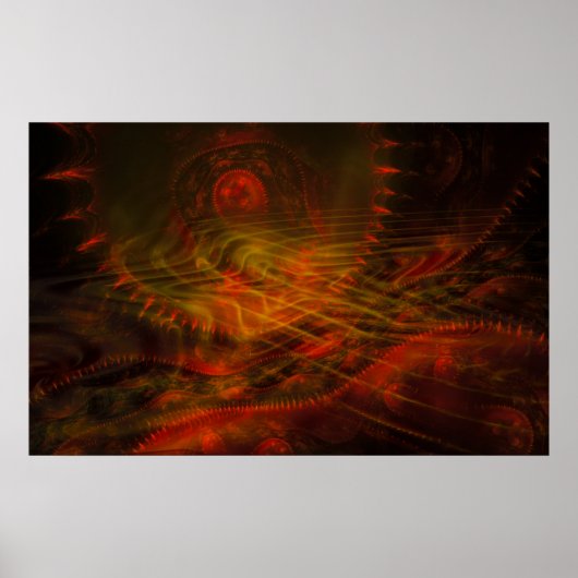 Soul Catcher Fractal Flame Poster (Voorkant)