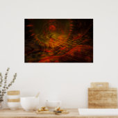 Soul Catcher Fractal Flame Poster (Keuken)