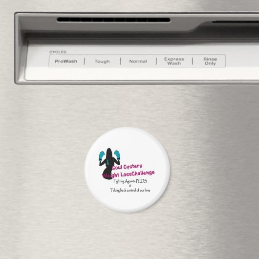 Soul Cysters gewichtsverlies uitdaging Magneet (Insitu (Vaatwasser))