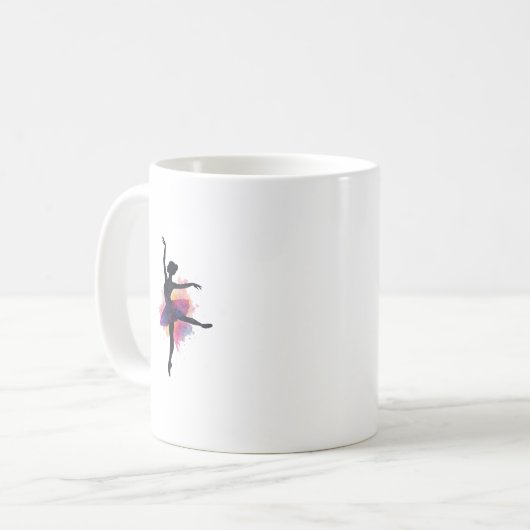 Soul Dance – Dreamy Ballet Classic Mug, 11 oz Koffiemok (Voorkant links)