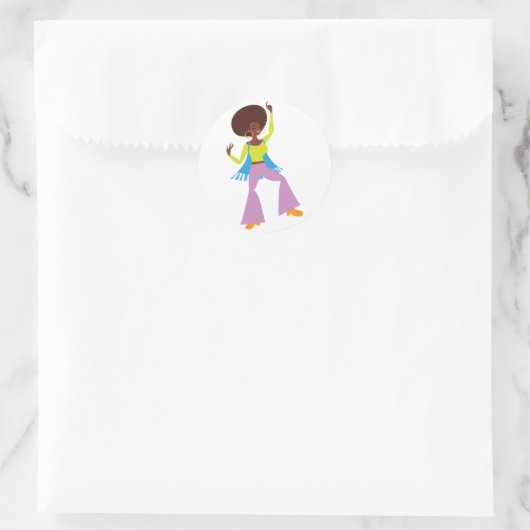 Soul Dancer Ronde Sticker (Tas)