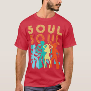 Soul Dancers Dansen Muziek jaren 70 Retro Cultuur T-shirt