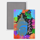 Soul Food Buddha Garden Magnet (Voorkant / Achterkant)