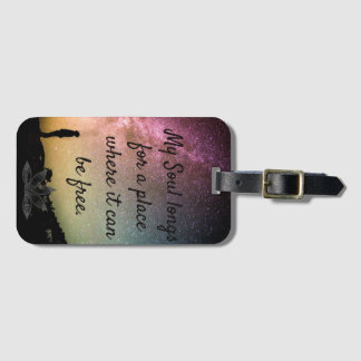 Soul Free Acrylic Luggage Tag Bagagelabel