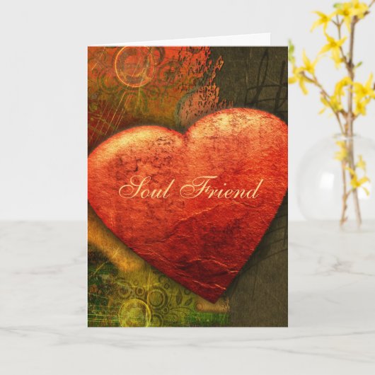 soul friend kaart (Gele Bloem)