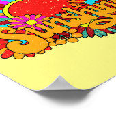 Soul Full Of Sunshine - Colour Retro Sun Poster (Hoek)