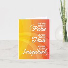 "Soul Geïnspireerd"-notiecards Notitiekaartje