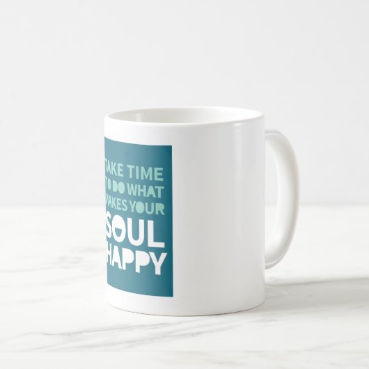 Soul Happy Inspirerend offertes positief maandag Koffiemok (Voorkant rechts)