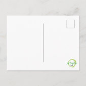 'Soul Happy' past achtergrondkleur Briefkaart aan (Achterkant)