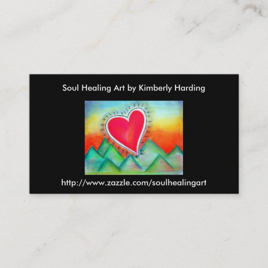 Soul Healing visitekaartje (Voorkant)