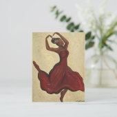 Soul in Motion Briefkaart (Staand voorkant)