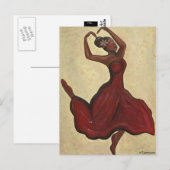 Soul in Motion Briefkaart (Voorkant / Achterkant)