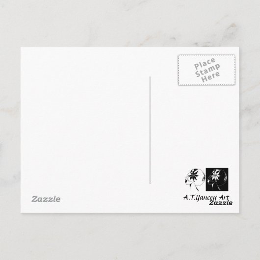 Soul in Motion Briefkaart (Achterkant)