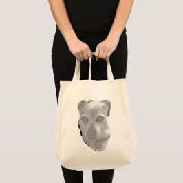 Soul in the Scruff – Emotional Dog Portrait Tote Tote Bag