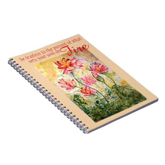 Soul Inspiration Pink Lotus Art Journal Notitieboek (Rechterzijde)