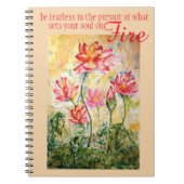 Soul Inspiration Pink Lotus Art Journal Notitieboek (Voorkant)