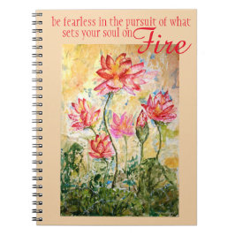 Soul Inspiration Pink Lotus Art Journal Notitieboek