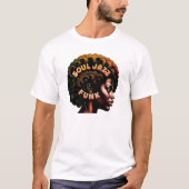 Soul Jazz Funk afro T-Shirt (Voorkant)