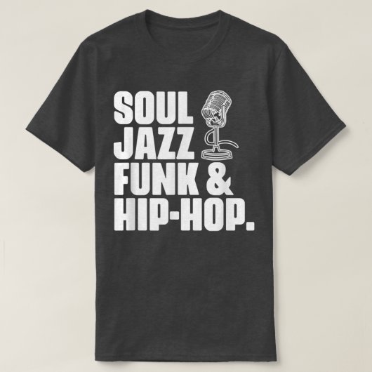 Soul Jazz Funk en Hip Hop Music Genre Musician Mu T-shirt (Design voorkant)