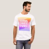Soul Jazz Funk pastel T-Shirt (Voorkant volledig)