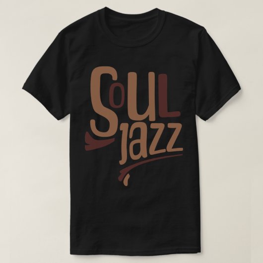 Soul jazz t-shirt (Design voorkant)