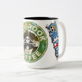 🎸Soul King Pirate Mug | Musical Skeleton ☕. Tweekleurige Koffiemok (Voorkant rechts)