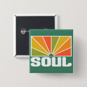 SOUL-knop Vierkante Button 5,1 Cm (Voorkant /achterkant)
