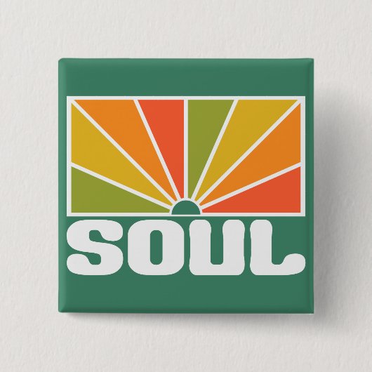 SOUL-knop Vierkante Button 5,1 Cm (Voorkant)