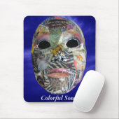 Soul komt in al kleurenmasker muismat (Met muis)