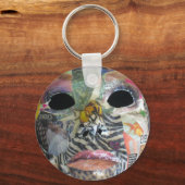 Soul komt in al kleurenmasker sleutelhanger (Voorkant)