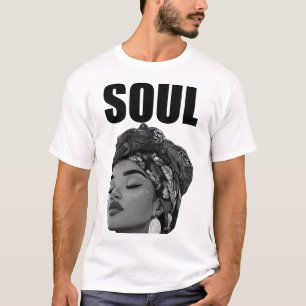 Soul lady b/w t-shirt