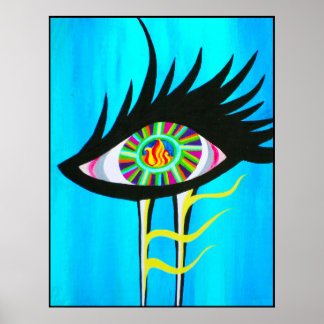 Soul Lit met Flame Poster