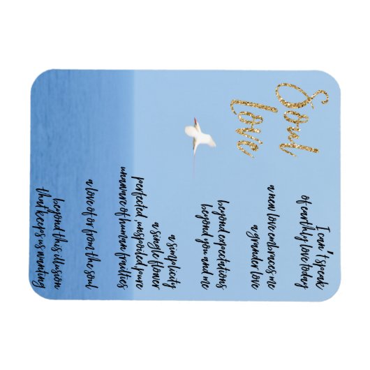 Soul Love Poem Magneet (Horizontaal)