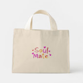 Soul Mate Digital Art Design Mini Tote Bag (Achterkant)