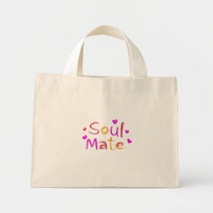 Soul Mate Digital Art Design Mini Tote Bag