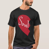 Soul Mate Lange Mouw Shirten Matching Paar Outfi T-shirt (Voorkant)