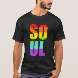 Soul Mate LGBTQ Pride Matching Gay Lesbian Couple T-shirt