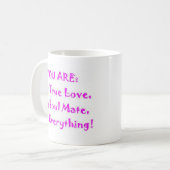 Soul Mate Poem Koffiemok (Voorkant links)