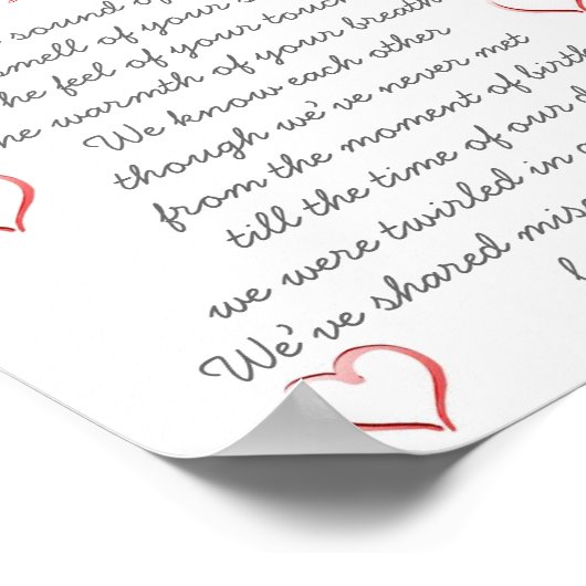 Soul Mate Poem Poster (Hoek)