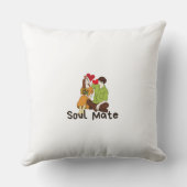 Soul Mate Sierkussen - Romantisch decor voor koppe (Achterkant)