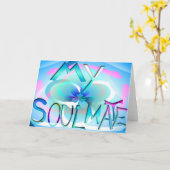 Soul Mate Wenskaart Kaart (Gele Bloem)