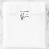 SOUL MATES 25 JAAR RONDE STICKER (Tas)