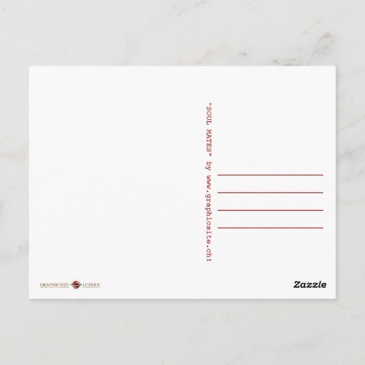 Soul Mates - Briefkaart (Achterkant)