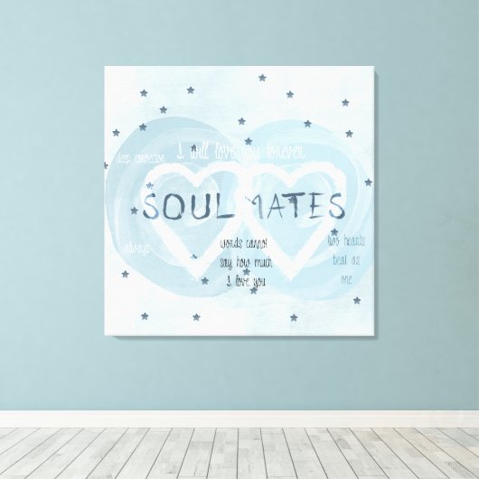 Soul Mates Canvas Afdruk (Insitu (Houten vloer))