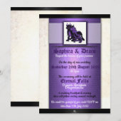 Soul Mates Dragon Wedding Uitnodigingen (Voorkant / Achterkant)