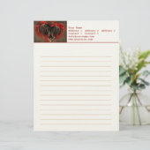 Soul Mates - Letterhead, Briefpapier Custom Briefhoofd (Staand voorkant)