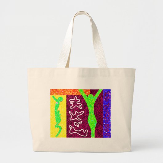 Soul ~ Modern Art ~ Grote Tote Bag (Voorkant)