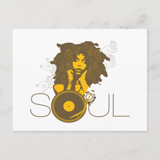 Soul Music Briefkaart (Voorkant)