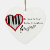 Soul Music Keramisch Ornament (Voorkant)