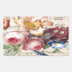 Soul Music Rechthoekige Sticker